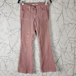 Mavi Pink Corduroy Low Rise Bootcut Flare Jeans